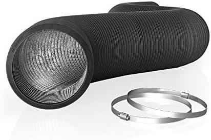AC Infinity Flexible 12-Inch Aluminum Ducting, Heavy-Duty Four-Layer Protection, 25-Feet Long for Heating Cooling Ventilation and Exhaust
