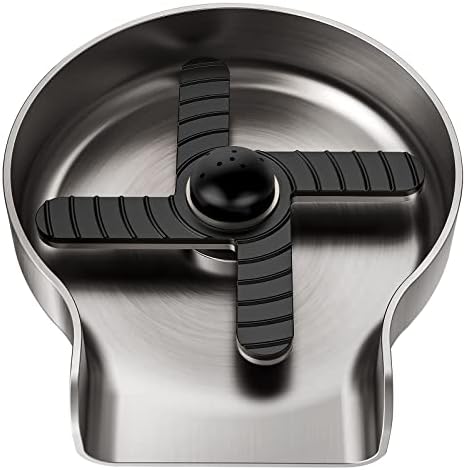 HGN Glass Rinser for Kitchen Sinks,Stainless Steel Sink Cup Washer,Cup Rinser Bar Cup Cleaner Sink Attachment
