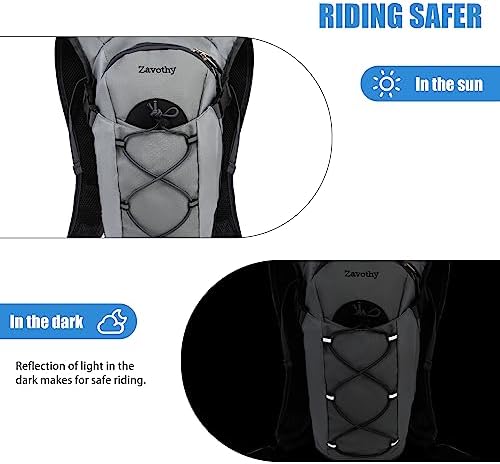 Zavothy Hydration Backpack with 2L Hydration Bladder Water Backpack for Hiking Hydration Pack for Running Cycling Hiking