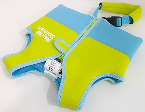 Pottwal Swim Vest for Kids - Swim Jacket for 1-2 Years (24-33LBS) - Buoyancy Aid Made of Neoprene & EPE - with Adjustable Crotch Strap