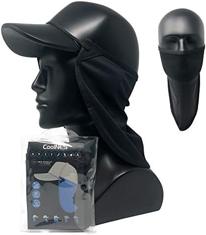 UV Sun Protection Neck Drape Adjustable Multifunctional 2 in 1 Face Covering for Outdoor Fishing - Unisex