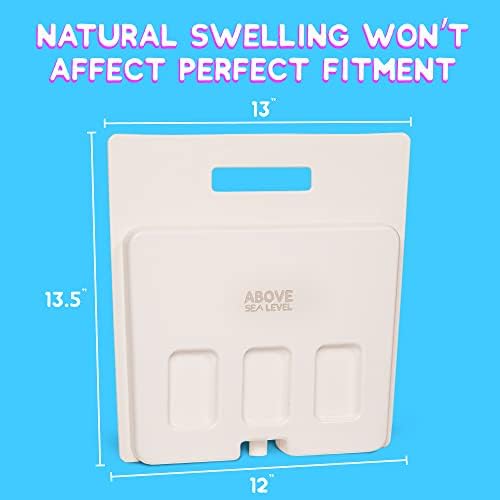 Ice Pack Divider for YETI Tundra Coolers - Multiple Sizes to Fit The YETI Haul, 35, 45, 65 - YETI Cooler Accessories - Freezable Cooler Divider - YETI Accessories