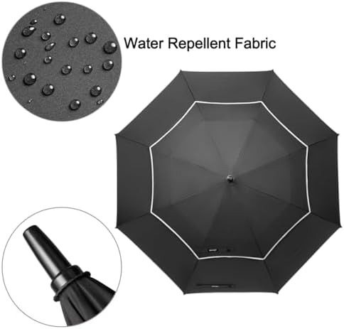 G4Free 47/54/62/68 Inch Automatic Open Golf Umbrella Oversize Extra Large Double Canopy Vented Windproof Waterproof Stick Umbrellas