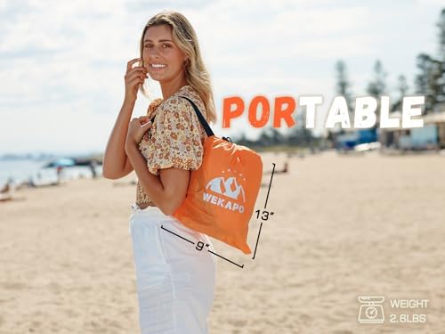 WEKAPO Inflatable Lounger Air Sofa Hammock-Portable,Water Proof& Anti-Air Leaking Design-Ideal Couch for Backyard Beach Traveling Camping Picnics & Music Festivals