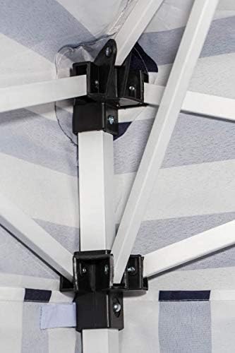 Impact 4'x4' Pop up Changing Dressing Room, Black and White