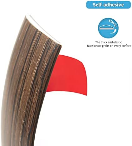 Art3d Vinyl Floor Transition Strip - Laminate Floor Divider for Joining Gaps and Carpets, Brown (10 FT, 1.57in)