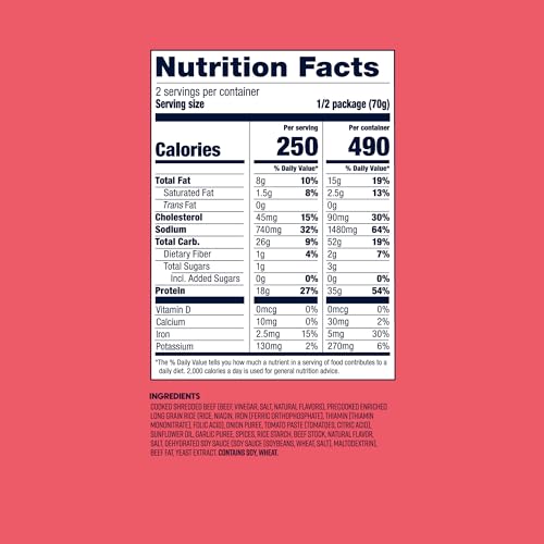 BIGHORN Mountain Food Spicy Mexican Birria and Rice - freeze dried meals for backpacking food - dehydrated camping food for backpacking meal - just add water - great taste - 2 servings