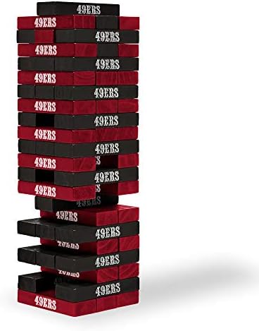 NFL Pro Football Tabletop Stackers Block Game by Wild Sports - Perfect Gift for NFL Football Fan, Dorm Game, Rec Room, Tailgate