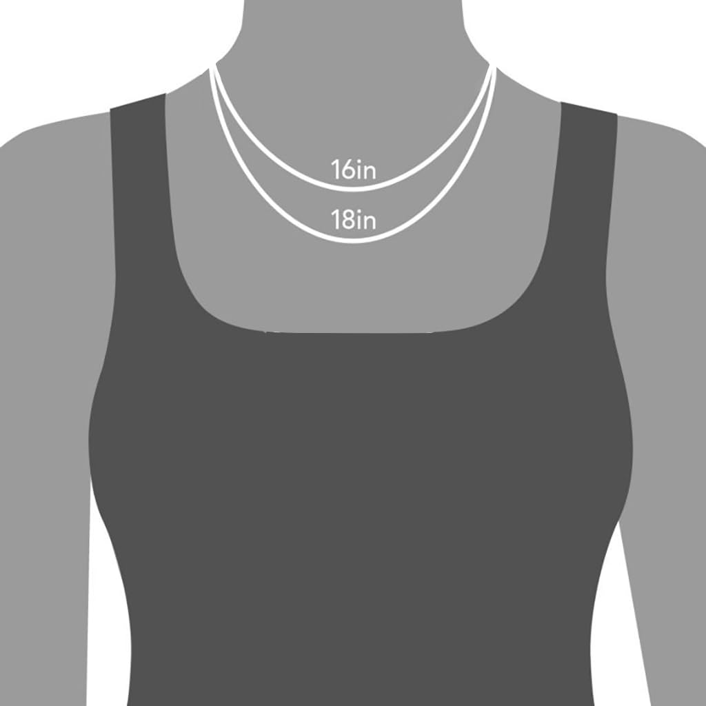 TSD Custom Dainty Name Necklace Personalized in Solid or Gold Plated or Sterling Silver by Jewlr, Customized Jewelry Necklace Gift for Women, Personalized with any Name or Word
