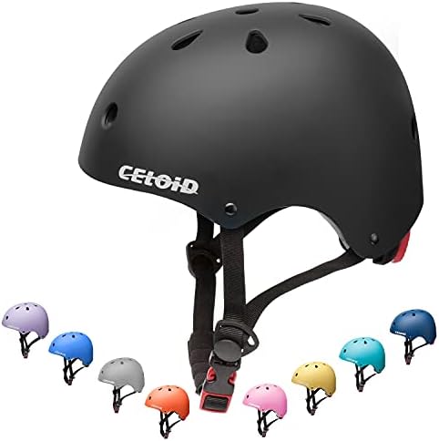 Kids Bike Helmet,Toddler Skateboard Helmets for Ages 2-3-5-8-14 Years Boys Girls,Adjustable Multi-Sport Bicycle Skateboarding Football Roller Skating Scooter Rollerblade Balance Bike Helmet