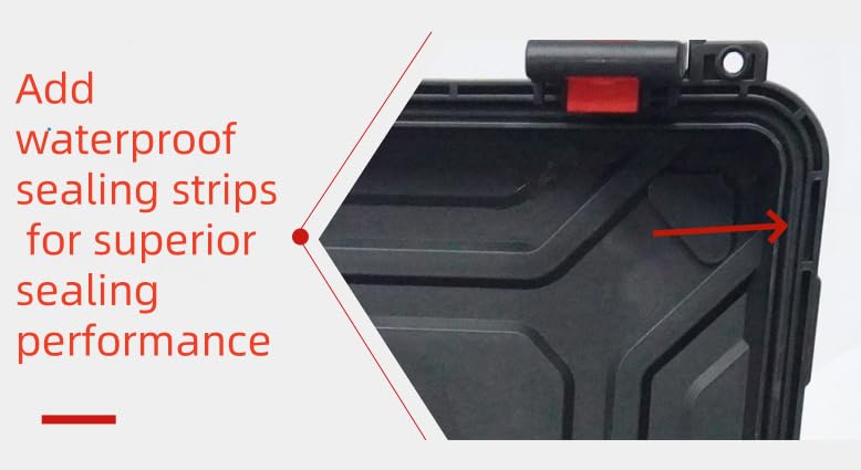 CHBAYI Waterproof Hard Storage Case Compatible with Canon EOS Rebel T7 DSLR Camera with EF18-55mm + EF 75-300mm Lens, Camera Protective Waterproof case with Foam (Camera/18-55mm Lens case)