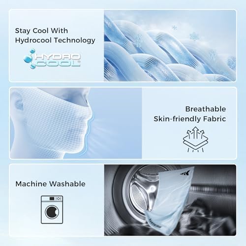 KastKing Ultimate Angler Neck Gaiter, UPF 50 Sun Mask, Sun Gaiters for Men & Women, Hydrocool Technology, Fishing, Hiking