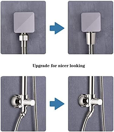 BRIGHT SHOWERS Shower Hose For Hand Held Shower Heads, 96 Inches Cord Extra Long Stainless Steel Hand Shower Hose, Ultra-Flexible Replacement Part with Brass Insert, Brushed Nickel