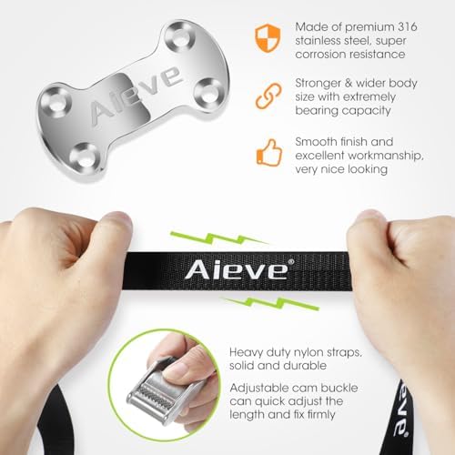 Aieve Cooler Tie Down Straps Kit - Ice Chest Lock Bracket - Cooler Accessories Secure for YETI Cooler RTIC Coolers