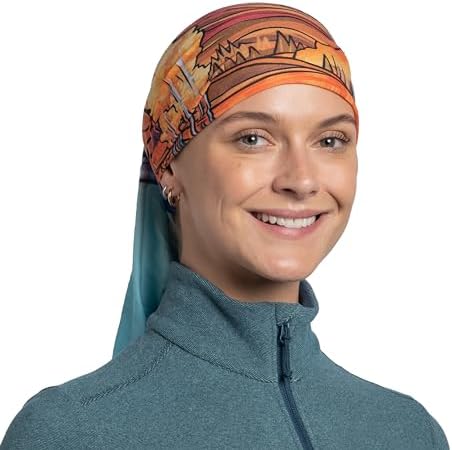 BUFF CoolNet UV Neck Gaiter, UPF 50 Sun Protection, Breathable, Versatile, Quick Dry Face Mask, National Park, Adult Size