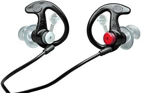 SureFire EP3 Sonic Defenders Filtered Earplugs, Double Flanged Design, Reusable