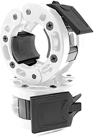 Clout Fitness Olympic Barbell Clamps Collars Quick Release Pair of Locking Weight Clips Fit 2 Inch Barbell for Weightlifting