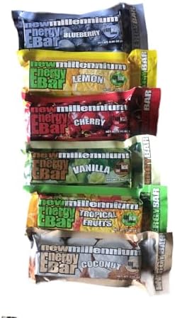 Millennium Energy Bars Assorted Flavors Including Emergency Guide