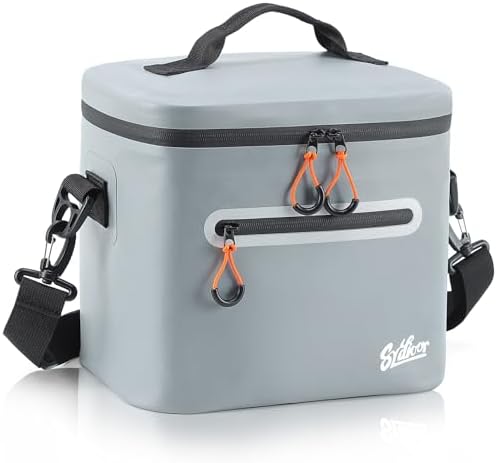 Soft-Sided Cooler Bag, 7/16/30 Can Portable Ice Chest Box, Waterproof, Leak-Proof, Insulated Cooler for Lunch, Beach, Drink, Beverage, Travel, Camping, Picnic