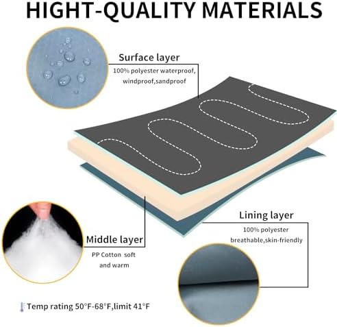 Sleeping Bags for Adults Kids - 3 Season Cold&Warm Weather Waterproof Camping Sleeping Bags - Lightweight Sleeping Bags for Camping Hiking Outdoor Travel