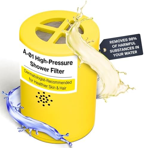 Afina Replacement Filter for Afina Filtered Showerhead & Shower Filter - High Pressure Shower - Reduces Dry Itchy Skin, Dandruff, Eczema, and Dramatically Improves The Condition of Your Skin and Hair