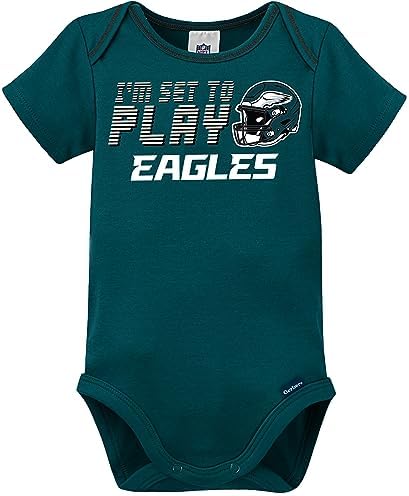 Gerber Baby NFL Team 3 Pack Short Sleeve Onesie Bodysuit