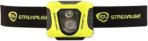 Streamlight 61421 Enduro Pro 200-Lumen LED Headlamp with Elastic Head Strap, Box, Yellow