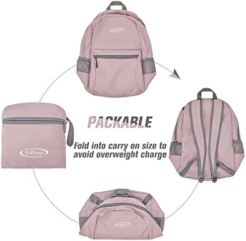 G4Free 20L Lightweight Packable Backpack Travel Hiking Daypack Foldable Backpack for Men Women