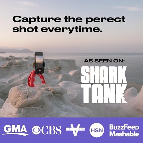 Tenikle® PRO - Flexible Tentacle Tripod for Mobile Phone and Action Camera GoPro, Insta360, DJI Osmo, As Seen on Shark Tank, Bendable Suction Cup Camera Mount & Holder, iPhone & Android Compatible