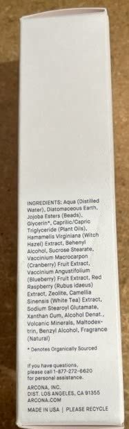 Arcona Cranberry Gommage - Award Winning Natural Exfoliating Face Scrub for Deep Cleansing & Pore Refining - Facial Scrubs for Women, Exfoliation with Enzymes & Minerals, 3.4 oz, Made In The USA