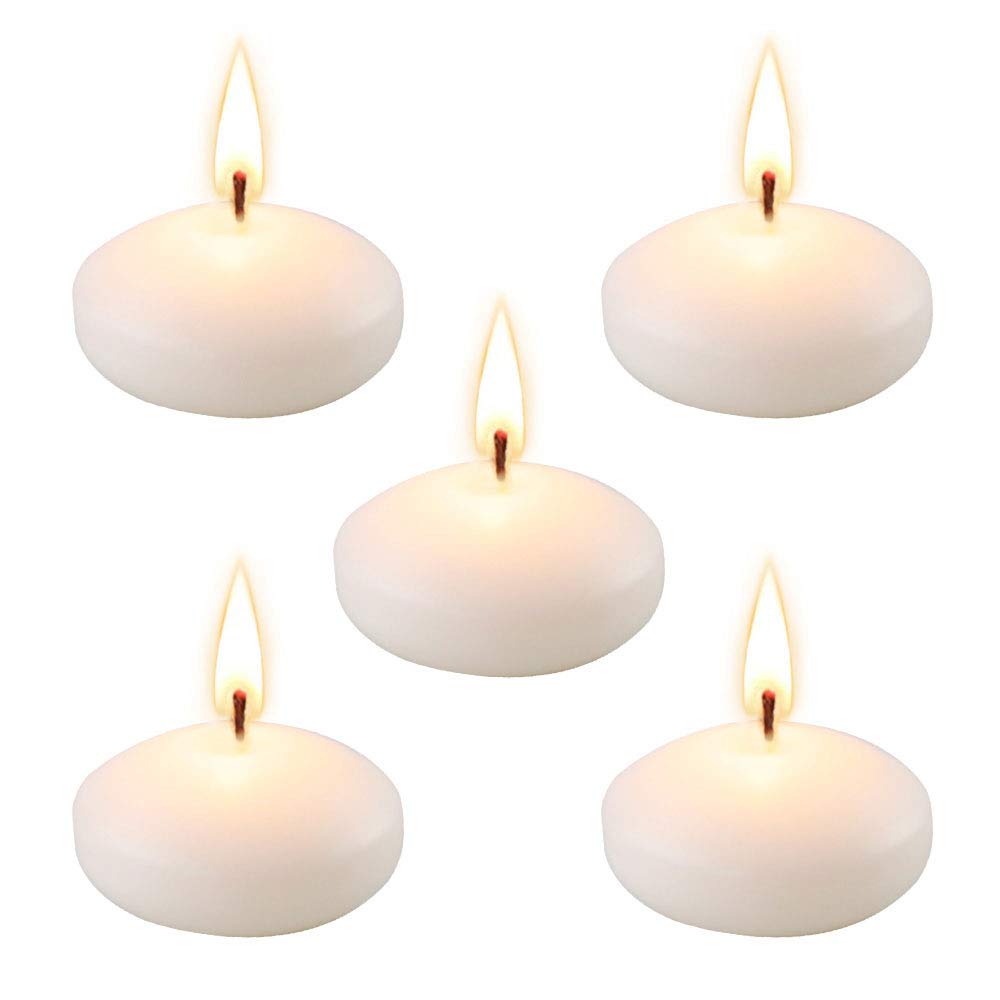 48 Pack Floating Candles for Centerpieces, 1.75 Inch Small Floating Candles for Holiday, Weddings, Parties, Special Occasions and Christmas Home Decorations