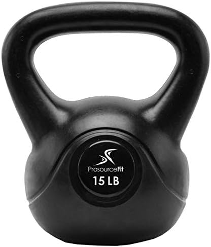 ProsourceFit Vinyl Plastic Kettlebell from 10, 15, 20, 25, 30, and 35 lbs