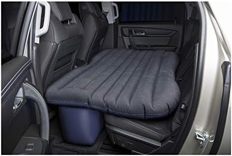 Pittman Outdoors AirBedz Inflatable PVC Rear Seat Air Mattress, Black - Mid-Size Fits Jeeps, Car, SUV’s & Mid-Size Trucks, Comes with Portable DC Air Pump