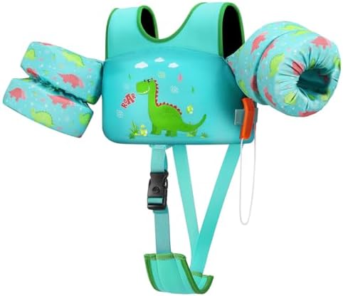 HeySplash Toddler Swim Vest, Toddler Floaties Fit 13-30 Lbs, Puddle Kids Jumper with Adjustable Strap, Pool Float Jacket Arm Floaties Baby Floatie Water Wing, Pool Sea Swimming Aid