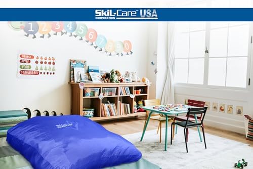 Skil-Care Crash Pad, Crash Pads for Kids Sensory Room Equipment, Sensory Crash Mat, Soft Foam Landing Zone for Sensory Input, Bean Bag Alternative for Reading and Relaxation, 3'x4' 5'x5' 6'x6' 8'x8'