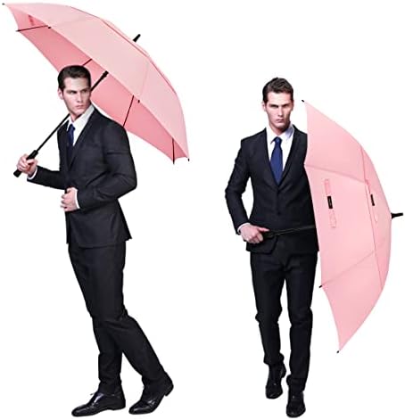 G4Free 47/54/62/68 Inch Automatic Open Golf Umbrella Oversize Extra Large Double Canopy Vented Windproof Waterproof Stick Umbrellas