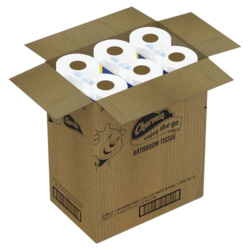 Charmin Ultra Soft Cushiony Touch Toilet Paper, 24 Family Mega Rolls = 123 Regular Rolls