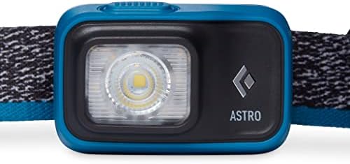BLACK DIAMOND Astro 300 LED Headlamp, Dimmable Battery Powered IPX4 Rainproof Headlamp for Camping, Hiking, Running, Work, Travel, Azul
