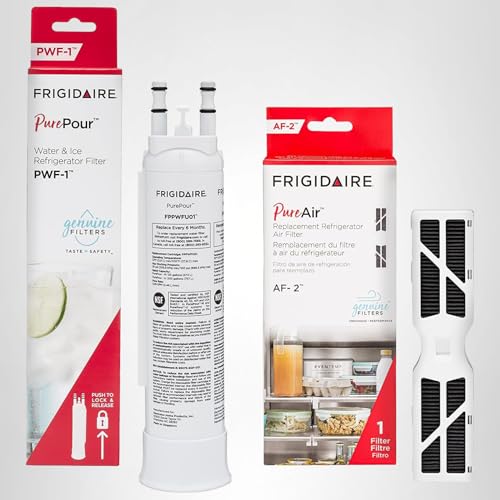 Frigidaire PurePour® PWF-1 (FPPWFU01) & PureAir® AF-2 (FRGPAAF2) Water & Air Filter Combo Kit