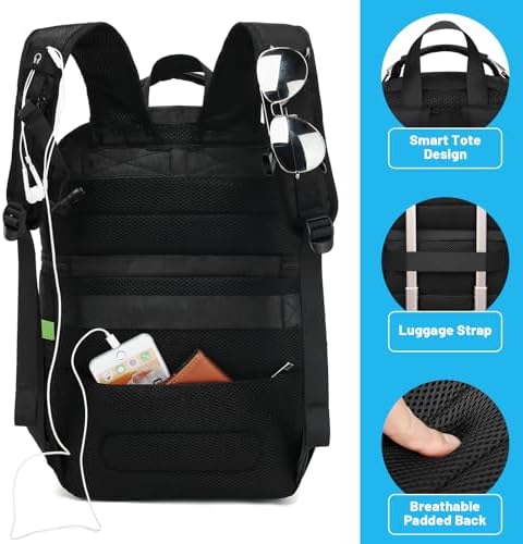 Insulated Cooler Backpack,Double Deck Leakproof Cooler Bag,Insulated Backpack Cooler Lunch Backpack for Men Women