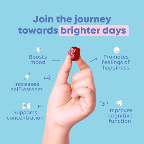 3 Pack JoySpring Saffron Gummies for Kids | Saffron Extract with GABA Supplements Offer Mood Support and Calms Temper Tantrums | Sugar Free Gummies