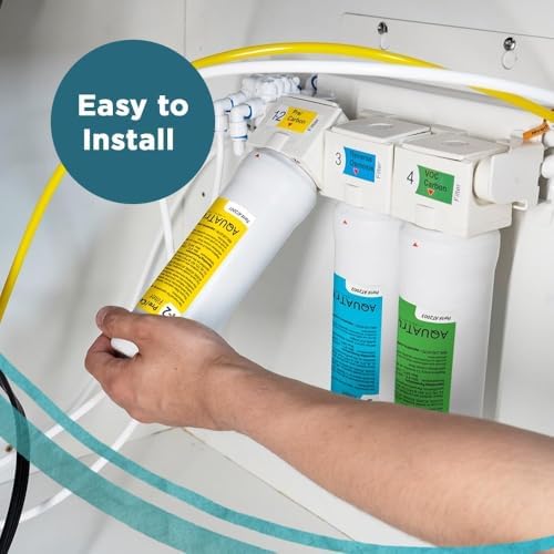 AquaTru - Replacement 2 Stage Pre-Filter (Stages 1 & 2) for Countertop Reverse Osmosis Water Filter Purification System (AquaTru Classic, Connect & Under Sink AquaTru Water Purifier)