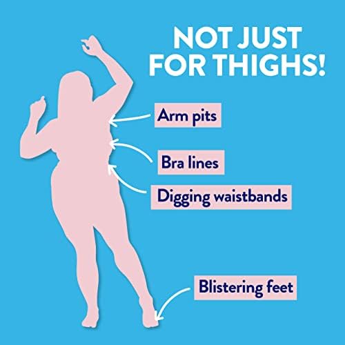 Megababe Thigh Rescue Anti-Chafe Stick | Prevents Skin Chafe & Irritation | Thighs, arms, Bra-Lines & More