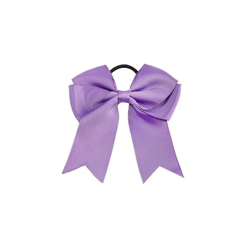 yolsun Cheerleader Costume Outfit for Girls Halloween Cosplay Christmas Gift for Kids (Purple,8-9 Years)