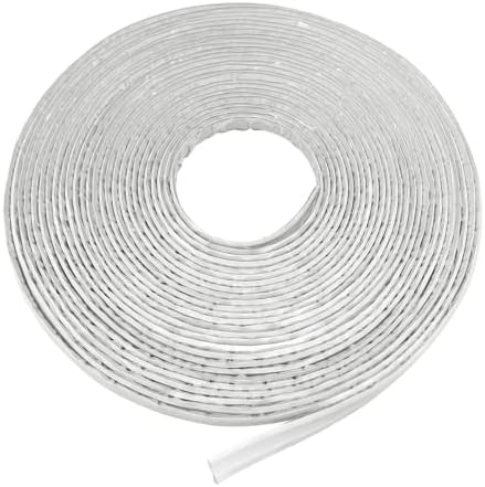 InstaTrim The Original Flexible Trim - 50ft White 1/2" Wide Caulk Tape - Adhesive Trim with Many Uses Including Caulking for Bathtubs, Sinks, Counters, Tile, Floors - Made in USA