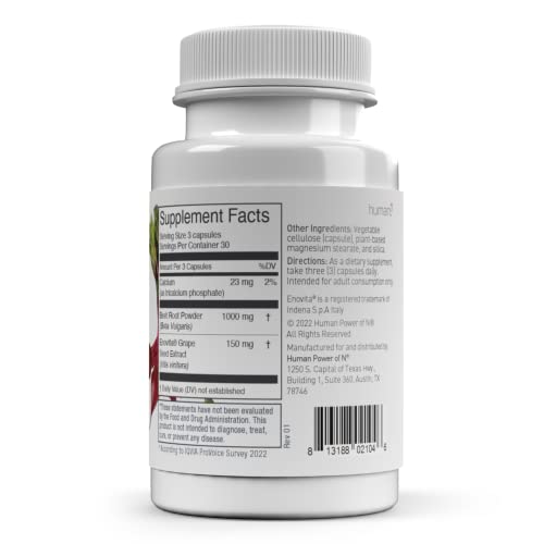 humanN SuperBeets Beet Root Capsules – 90 Count