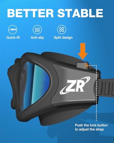 ZIONOR G1 Polarized Swimming Goggles for Unisex Adult Women Anti Fog 100% Anti UV Diving Goggles