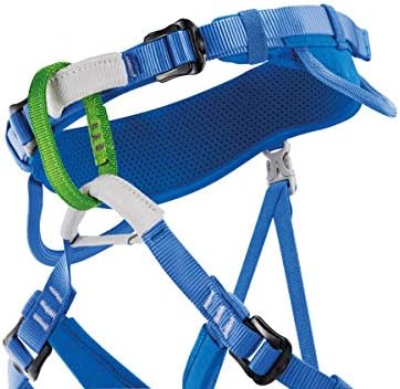 PETZL MACCHU Kids' Climbing Harness - Adjustable Seat Harness for Children Less Than 40kg / 88 lbs