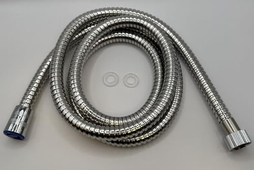 Taps2Traps® Victorian Style Traditional Shower Handset White & Chrome Bathroom Hand Held Or Fits Cradle + High Flow Shower Hose