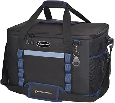 Maelstrom Soft Cooler Bag,Collapsible Soft Sided Cooler,24/30/60/75 Cans Beach Cooler,Ice Chest,Large Leakproof Camping Cooler,Portable Travel Cooler for Grocery Shopping,Camping,Road Trips